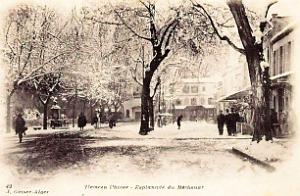 Tlemcen - Mechouar - Esplanade sous la Neige